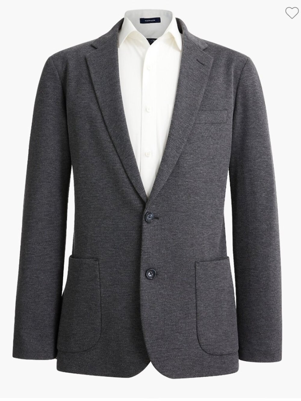 J. Crew Slim-Fit Thompson Knit Blazer in Dark Gray - Size XL